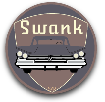 photo of the logo for swank